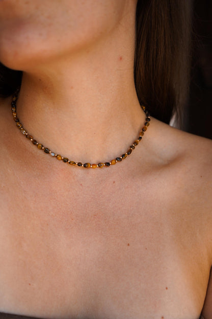 Kette 'Telia' mit Tigerauge