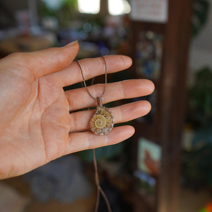 Kette "Alegria" mit Markamee Ammonit