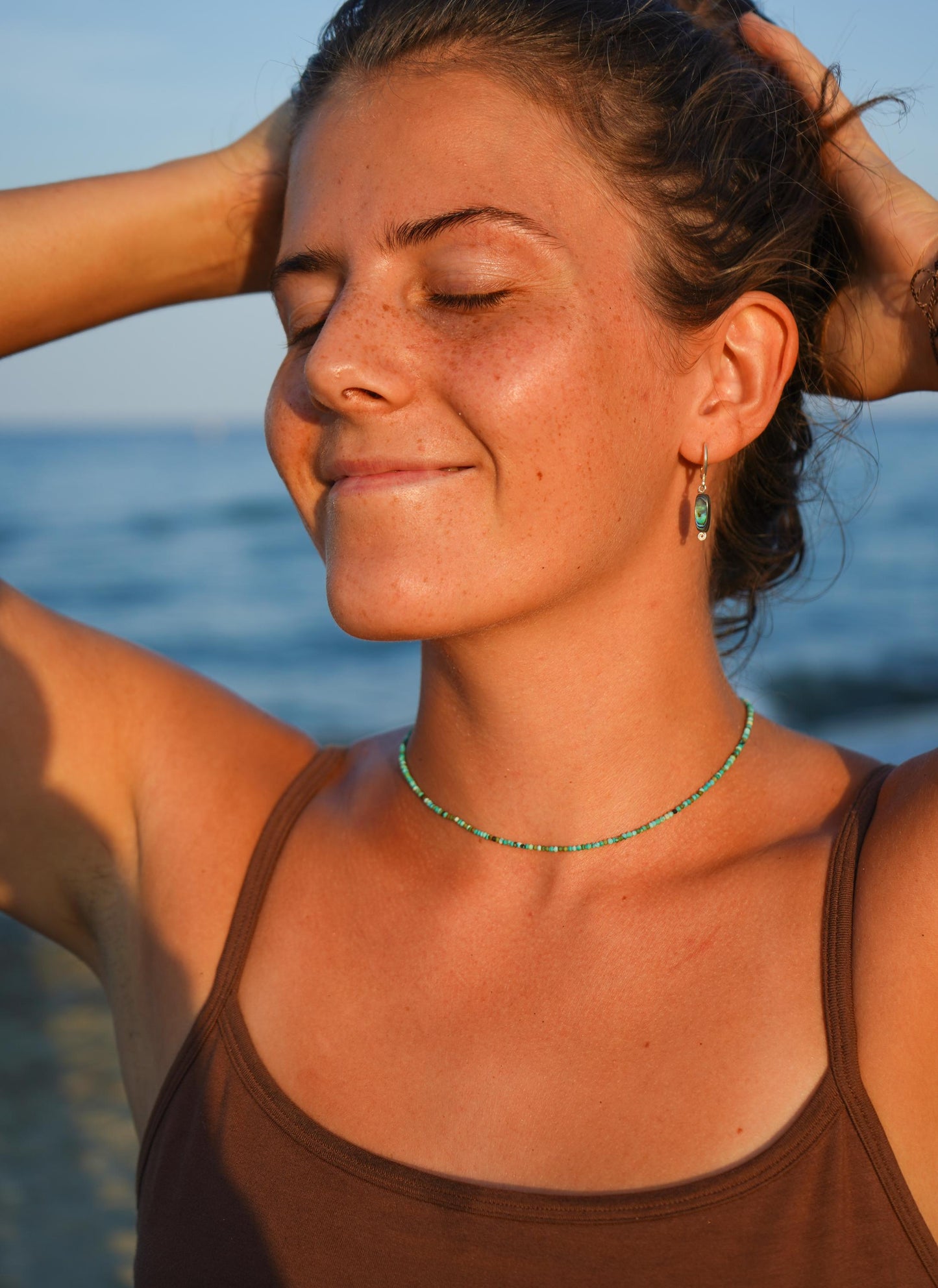 Kette "Sirena" aus Türkis
