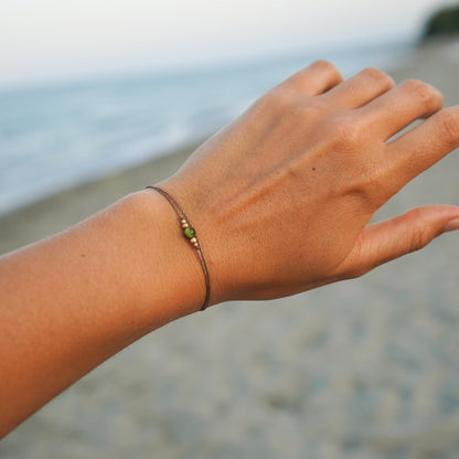 Armband “Maika" Edelstein grün