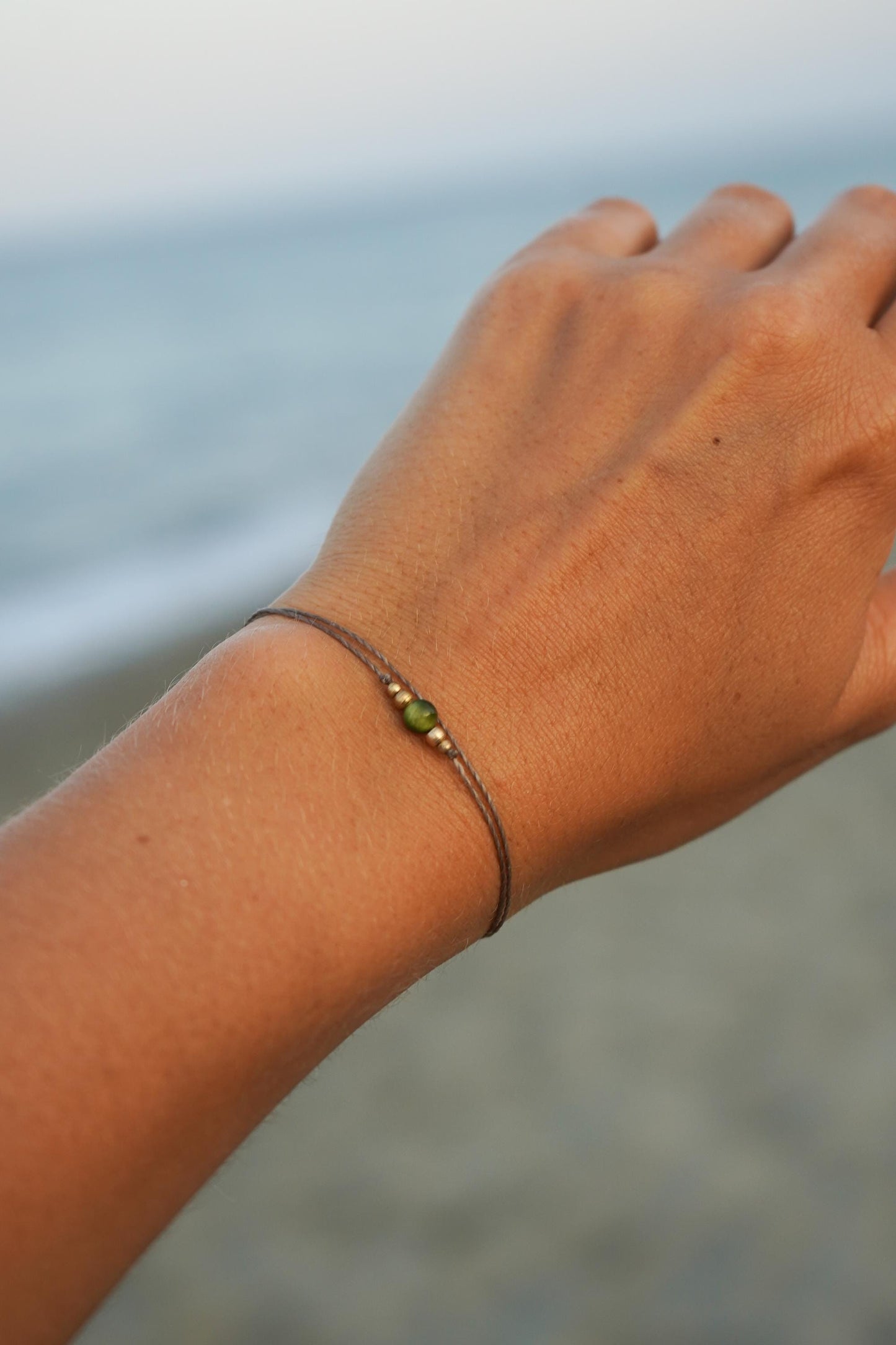 Armband “Maika" Edelstein grün