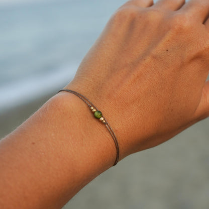 Armband “Maika" Edelstein grün