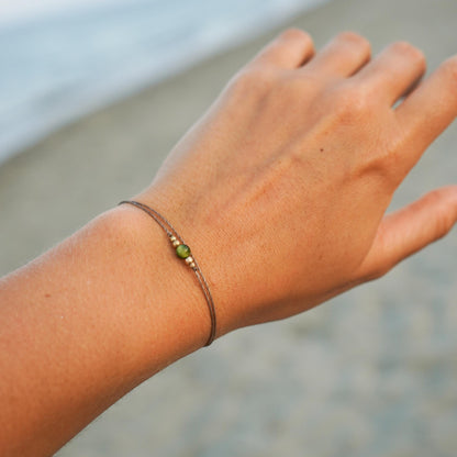 Armband “Maika" Edelstein grün