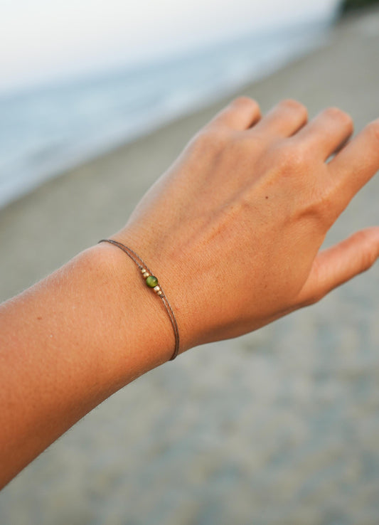 Armband “Maika" Edelstein grün