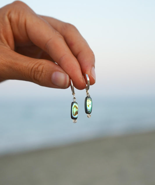 Ohrringe 'Aura' 925 Silber mit Abalone
