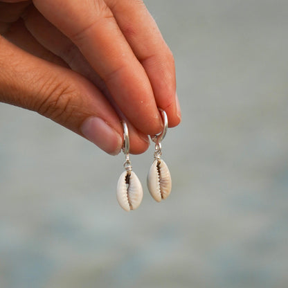 Ohrringe 'Corali' 925 Silber Kauri