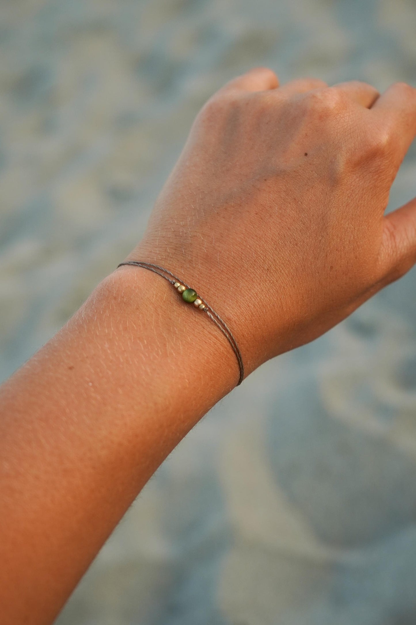 Armband “Maika" Edelstein grün