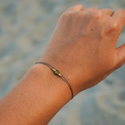 Armband “Maika" Edelstein grün